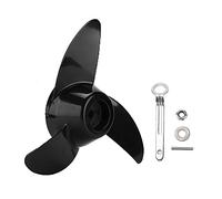 Hélice fuera de borda, accesorio de repuesto de hélice de 3 palas de repuesto para motores fuera de borda de 50 lb 60 lb 68 lb 88 lb 12 V 24 V