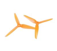 Hélice HeadsUp Racing R38 5138 de 5,1 Pulgadas, 3 Palas, Azul, Compatible con Motor XING 2207 for dron FPV(Orange)