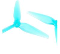 Hélice HeadsUp Racing R38 5138 de 5,1 Pulgadas, 3 Palas, Azul, Compatible con Motor XING 2207 for dron FPV(Gold)