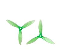 hélice Hélice de 24 Uds/Fit Flash 5149 5 pulgadas Tri-blade 3 cuchillas Cw Ccw hélice de plástico t-motor/apto for Dron de carreras con visión en primera persona Reemplazar pieza(Crystal Green)