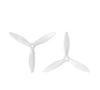 hélice Hélice de 24 Uds/Fit Flash 5149 5 pulgadas Tri-blade 3 cuchillas Cw Ccw hélice de plástico t-motor/apto for Dron de carreras con visión en primera persona Reemplazar pieza(Transparent)