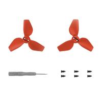 Hélice ligera compatible con cámara de vuelo de mano Neo 2016S compatible con accesorios para drones, paletas y ventiladores (1 par rojo)