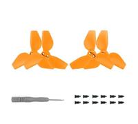 Hélice ligera compatible con cámara de vuelo de mano Neo 2016S compatible con accesorios para drones, paletas y ventiladores (2 pares naranja)