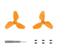 Hélice ligera compatible con cámara de vuelo de mano Neo 2016S compatible con accesorios para drones, paletas y ventiladores (1 par naranja)