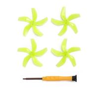 Hélice plegable de 5 palas compatible con DJI NEO Drone, coloridas palas circulares multicolor, accesorios for drones.(Green Two pair)