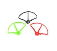 hélice Protector de hélice Universal de 4 Uds., 4 pulgadas y 5 pulgadas, parachoques/apto for Dron de carreras con visión en primera persona, piezas de modelo RC Reemplazar pieza(4PCS 4inch Black)