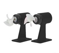 Hélice subacuática para barco de cebo, motor de CC cepillado impermeable de 10-20 V con hélice sumergible, propulsión eléctrica, para modelo de barco, motor de empuje de 80 W 3 A CW/CCW (CW + CCW)