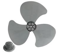 Hélice Ventilateur Remplacement - 3 Pales Propulseur Ventilateur - Pièce Détachée Électrique - Hélice Sol Mur Plafond - Accessoire Flux D’Air Pour Intérieur Extérieur Camping-Car