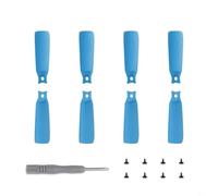 Hélices coloridas para dron DJI Flip | Cuchillas de plástico ABS de 11 x 7 pulgadas con opciones vibrantes para azul, naranja, rojo y negro | Rendimiento de vuelo mejorado y durabilidad (azul)