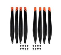 Hélices compatibles con dji T20P/T40/T50, Fabricadas en Fibra de Carbono y plástico R5413/5415. Piezas for Drones agrícolas Almohadillas Goma(1 Set T20 8pcs)
