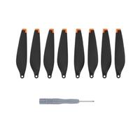 Hélices con Accesorios de Tornillo, repuestos de hélice, Accesorios Ligeros, alas de bajo Ruido, compatibles con 3, 8 Uds.(Orange)