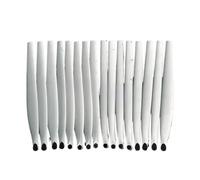 Hélices De Fibra De Carbono Y Plástico Blanco Agras T20P/T40/T50 U5413 L5415 Compatibles con Accesorios De Drones dji Agras(Full Set of 16 pcs)