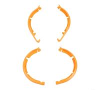 Hélices de liberación rápida para DJI Neo, accesorios de bajo ruido, ABS, alas plegables, piezas de repuesto, accesorios de avión de vuelo silencioso (naranja)
