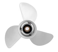 Hélices de Motor de Barco, Hoja de Aleación de Aluminio de 13x19 Pulgadas, Alto Empuje, 3 Palas, 15 Dientes, Hélice de Barco de Muy Baja Resistencia para Yamaha 50-130HP