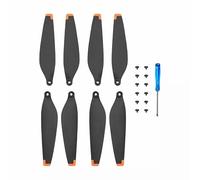 Hélices de Repuesto para dji Mini 3 Pro, hélices compactas de bajo Ruido con Tornillo, Kits de Piezas de Repuesto, Accesorios de Repuesto (Dos Pares de Bordes Naranjas)