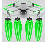 Hélices Master Airscrew Stealth para DJI Mavic 3 & Mavic 3 Pro/Cine/Enterprise/Classic/3T/3M - Verde, 4 piezas