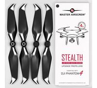 Hélices Master Airscrew Stealth para DJI Phantom 4 - Negro, 4 piezas