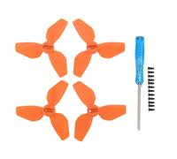 Hélices Neo Drone Reemplazo premium High Rendimiento Durable Durable PC Hojas de hélice Para Neo Series Drones 2 pares con tornillos y destornillador (Naranja)