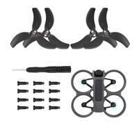 Hélices para Avata 2 hélices, Drone Avatar Propeller con 12 tornillos y destornilladores, accesorios para reemplazo de drones, 3032S DJI Avatar, 2 hojas de hélice, silencioso, accesorios para