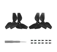 Hélices para Drone dji Neo, hélices de Repuesto para Drone dji Neo, cámara de Vuelo de Bolsillo 2016S hélices de Colores ala de Drone Ligero Accesorios. (Negro 2 Pares)