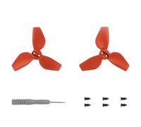 Hélices para Drone dji Neo, hélices de Repuesto para Drone dji Neo, cámara de Vuelo de Bolsillo 2016S hélices de Colores ala de Drone Ligero Accesorios. (Rojo 1 Par)
