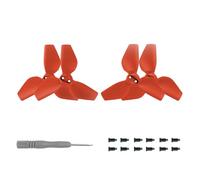 Hélices para Drone dji Neo, hélices de Repuesto para Drone dji Neo, cámara de Vuelo de Bolsillo 2016S hélices de Colores ala de Drone Ligero Accesorios. (Rojo 2 Pares)