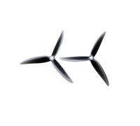 Hélices RC de 3 aspas de 5 Pulgadas for Drones de Carreras con visión en Primera Persona aptas for Accesorios antichoque equilibrados RC 5146(Black)