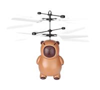 Helicopter Toy, Capybara Shaped Motion-Sensor Flying Airplane Figure, Interactive Flying Toy for Kids, Boys, Girls, Indoor and Outdoor Play, Perfect for Backyard, Park, Christmas, and Holiday Fun