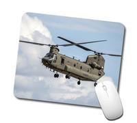 Helicóptero De Carga Pesada Ch-47 Chinook Mouse Pad Lavable Mousepad Antideslizante Alfombrilla De Ratón para Oficina Ordenador Gaming 25X30Cm