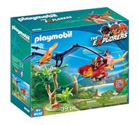 PLAYMOBIL Dinos 9430 Helicóptero con Pterosaurio, A partir de 4 años