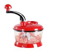 Helicóptero manual - picadora de gran capacidad de 2 l | Robusto helicóptero portátil de ajo | Utensilios de cocina multifunción para jengibre, frutos secos, preparación casera, comida en casa