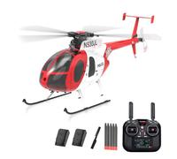 Helicóptero RC F119S MD500 Little Bird 1:16, helicóptero de rotor único de 9 canales estabilizado por GPS, modelo de avión de acrobacias a escala realista 6G/3D con despegue y aterrizaje de un solo