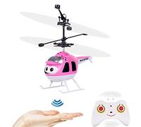 Helicóptero teledirigido teledirigido con giroscopio y luz LED, mini helicóptero teledirigido para niños, juguete de vuelo interior, niños a partir de 6 años