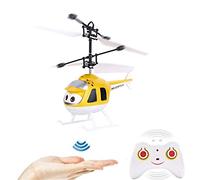 Helicóptero teledirigido teledirigido con giroscopio y luz LED, mini helicóptero teledirigido para niños, juguete de vuelo interior, niños a partir de 6 años
