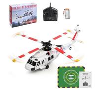 Helicóptero WL K270 UH-60L RC, 2.4G 4CH Helicóptero sin escobillas Flybarless clase 170 con posicionamiento de flujo óptico, retención de altitud barométrica, acelerador L/R ajustable, modelo de