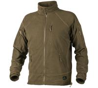 Helikon Alfa Táctico Patrulla Combate Hombres Chaqueta Cuadrícula Vellón Coyote