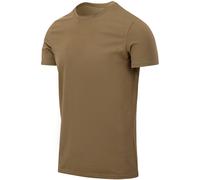 Helikon Camiseta Slim Hombre Casual Manga Corta Atlético Deporte Sencillo Coyote