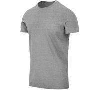 Helikon Camiseta Slim Hombre Gimnasio Manga Corta Atlético Jaspeado en gris