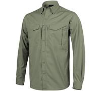 Helikon Defender Mk2 Largo Corta Camisa Patrulla Táctico Hombre Caza Verde Oliva
