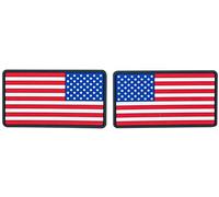 Helikon EE.UU. Grande PVC Bandera Parche (Conjunto de 2) Colores verdaderos