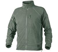 Helikon Hombres Alpha Táctico Chaqueta Cuadrícula Vellón Follaje Verde tamaño S