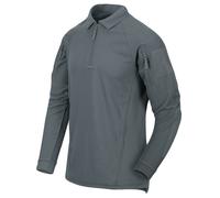 Helikon Hombres Camisa Polo Manga Larga Ejército Combate Tiroteo Shadow Grey