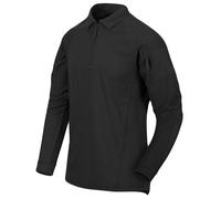 Helikon Hombres Camisa Polo Manga Larga Ejército Táctico Combate Tiroteo Negro