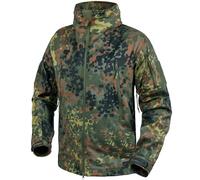 Helikon Hombres Pistolero Militar Chaqueta Soft-Shell Airsoft Caza Superior Flec