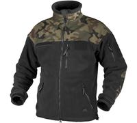Helikon Infantería Táctica Doble Vellón Pesado Hombres Chaqueta Negro Polaco Woo