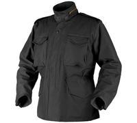 Helikon M65 Genuino Ejército Campo Chaqueta Militar Encapuchado Abrigo Negro Ori