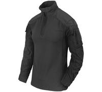 Helikon MCDU Combat Camisa NyCo Ripstop Manga Larga Ejército Hombre Negro