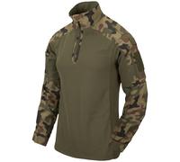 Helikon MCDU Combat Camisa NyCo Ripstop Manga Larga Militar Hombre Taiga Green
