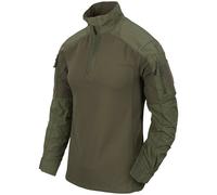 Helikon MCDU Combat Camisa NyCo Ripstop Manga Larga Militar Hombre Verde oliva