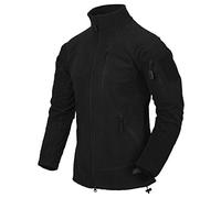 Helikon-Tex Alpha Tactical - Chaqueta de malla de forro polar, color negro, tamaño small
